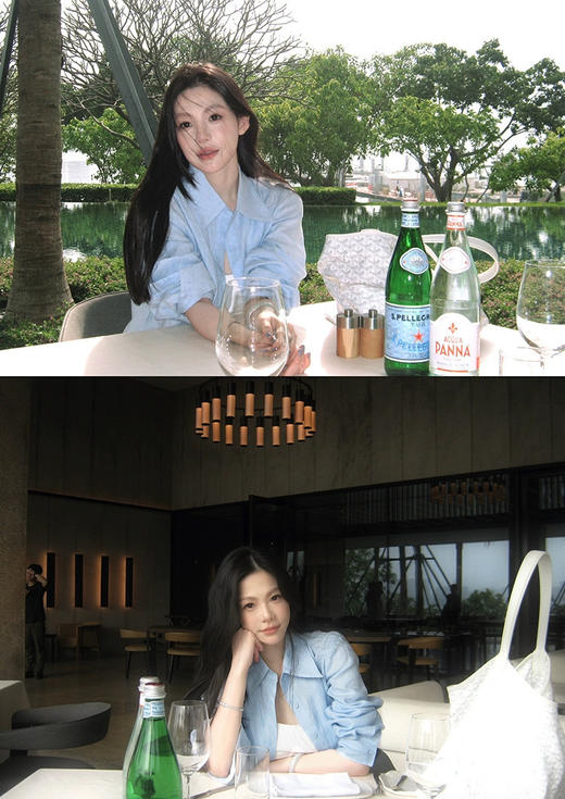 叶未语·秋波蓝棉衬衫 | 奶里奶气的蓝色，干净清爽好搭配，夏日绝美衬衫 商品图2