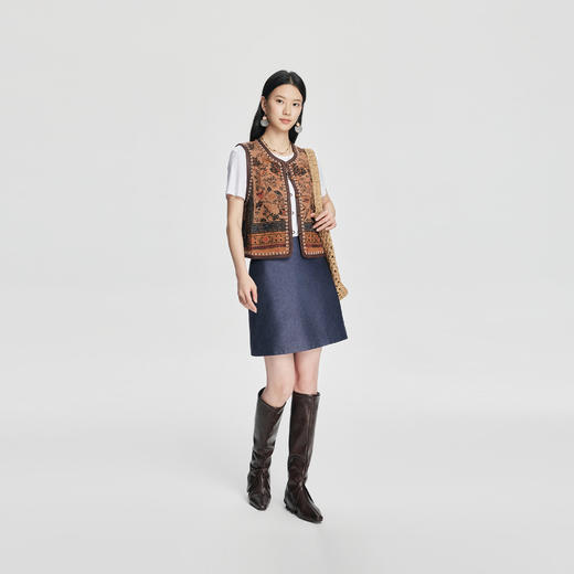 凯喜雅 圆领中式马甲（5-7天发货） 商品图3