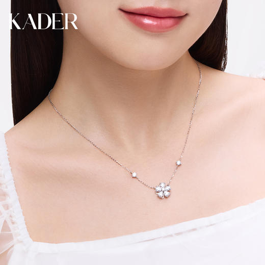 卡蒂罗KADER 星辰花项链 925银小众轻奢精致锁骨链甜美温柔清冷感百搭设计 浪漫告白节日限定 商品图3