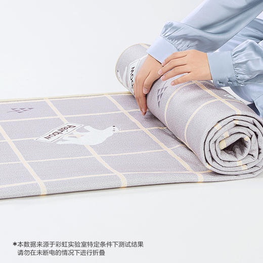 彩虹双温双控化纤印花双人电热毯1.8*1.5米 商品图5