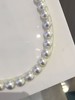 30. 澳白项链 [奸笑]
9.5-12mm南洋白珠项链，规格大方，微椭～近圆，微瑕，光泽超亮，银底白光，非常称肤色， 约43cm 含925银扣 商品缩略图1