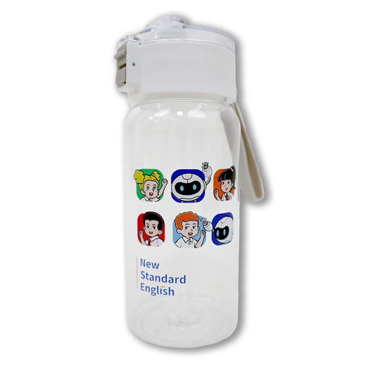 新标准教材文创耐高温水杯550ml(五人款) 商品图0