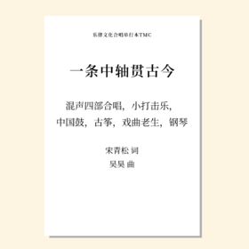 一条中轴贯古今 钢琴伴奏
