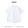 SDSA男装2026新款轻奢重工刺绣宽松短袖衬衫新中式通勤高级感上衣 商品缩略图0