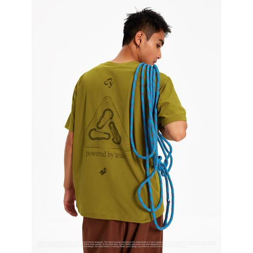 CryingCenter 登山锁扣攀岩速干圆领短袖TEE 哭喊中心 商品图4