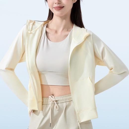 【冰冰凉凉巨软巨滑】卷卷紫宽松短款连帽防晒衣 防晒力UPF99+ 透气速干不闷 冰凉软滑 贴心袖口指洞 高弹显瘦百搭 商品图0