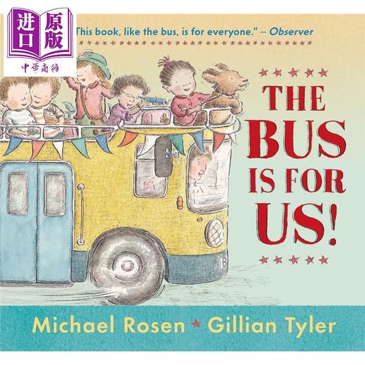 【中商原版】2026年安徒生奖 Michael Rosen罗森爷爷 公交车是为我们准备的 Michael Rosen Bus is for Us 英文原版 儿童绘本 商品图0