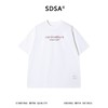 SDSA男装2026新款高贵轻奢极简字母印花宽松短袖T恤高级感上衣 商品缩略图0