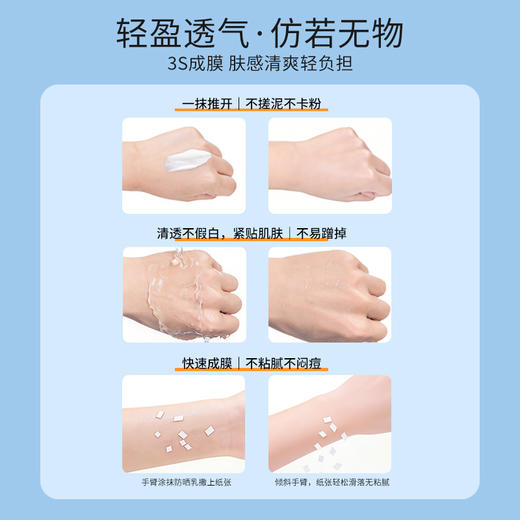 上新【保税仓发货】纯物理防晒 | 植想说积雪草清透物理防晒霜 SPF50+ PA+++高倍防护 50ml [舒缓纯素] 商品图5