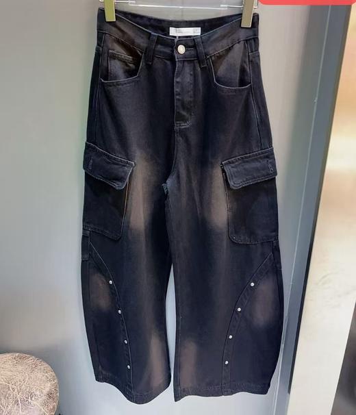 WPNC美式高街弯刀工装牛仔裤51224春季091071401221 商品图1