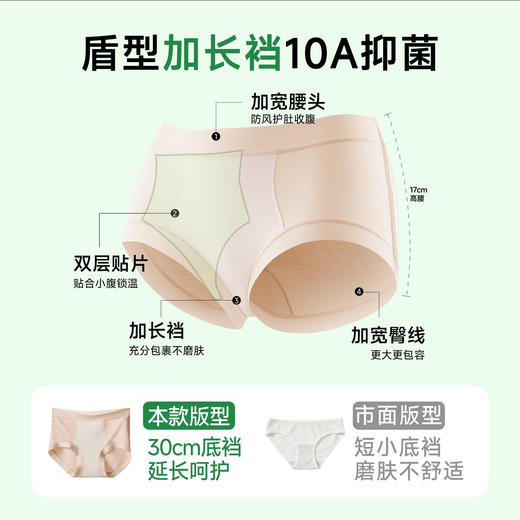 宜可露竹棉莱卡呼吸裤内裤 926 927 商品图6