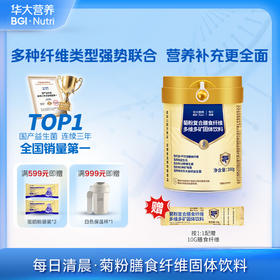 VIP【每日清晨·菊粉复合膳食纤维】多种营养成分强势联合，全面补充，助力肠道添动力（300g/罐）