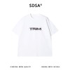 SDSA男装2026新款高贵轻奢美式潮牌印花字母烫钻圆领短袖T恤百搭 商品缩略图0