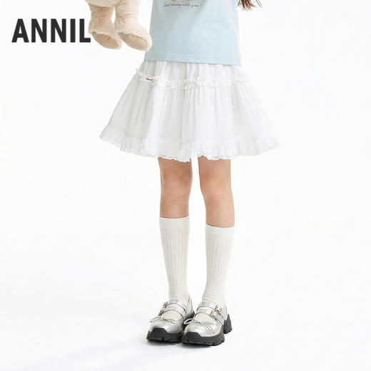 女童梭织短裙夏季新款安奈儿童装EG623711 商品图1