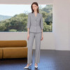 IWY/气质干练灰色西装套装女夏季薄款商务面试正式场合工作服CP6048 商品缩略图0