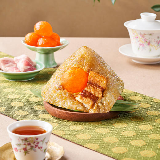 【端午福粽-预售4月30日发货】陶陶居乐陶粽礼粽子礼盒1200g 端午礼盒猪肉裹蒸粽 商品图3