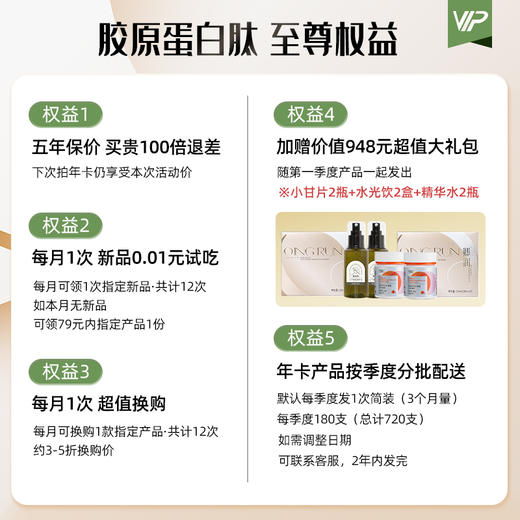 ☆养瑞和 | 【年卡】胶原蛋白肽年卡·720支装 商品图2