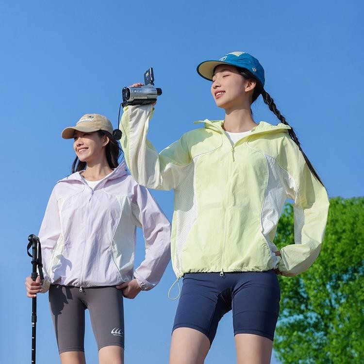 一店y 一标之差，原厂货，蕉家！户外山系UPF50+连帽防晒衣外套