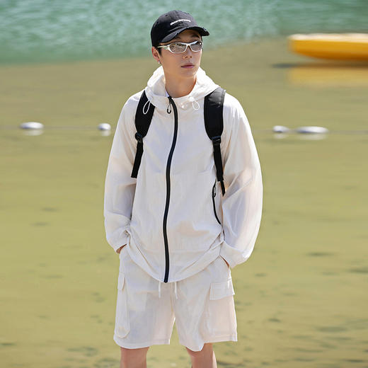 【拯救土味】普斯特潮牌防晒衣~男女同款夏季超薄凉感防晒服，穿出高级感！UPF5-+ 商品图3