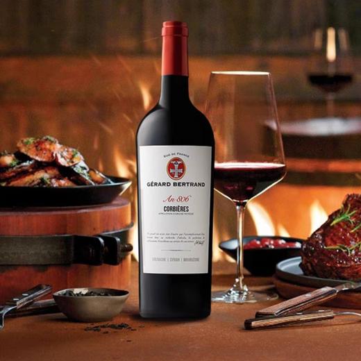 吉哈伯通 传晟科比埃806千红葡萄酒法国进口14%vo1 750ML 商品图1