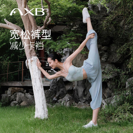 爱暇步瑜伽服国风禅意瑜伽裤2026春夏新款内观流宽松灯笼裤外穿女 商品图1