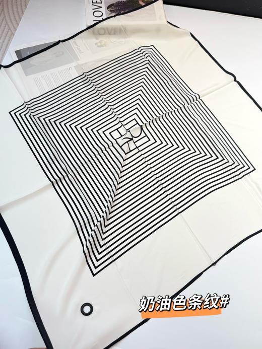 Toteme真丝条纹围巾 商品图4