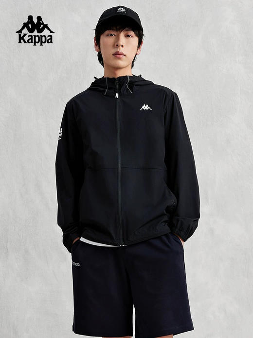 MJ｜kappa卡帕背靠背春秋男士运动外套男薄款2026新款休闲男款防晒衣 商品图0