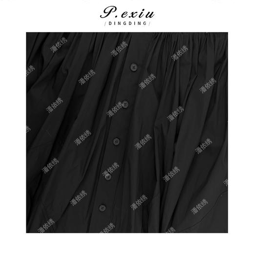 PanYiXiu/潘依绣【长度可调节】小众设计慵懒风减龄背带连衣裙 W-63855 商品图2