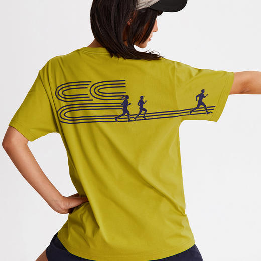 CryingCenter 复古跑道tee 速干宽松运动跑步短袖 哭喊中心 商品图1