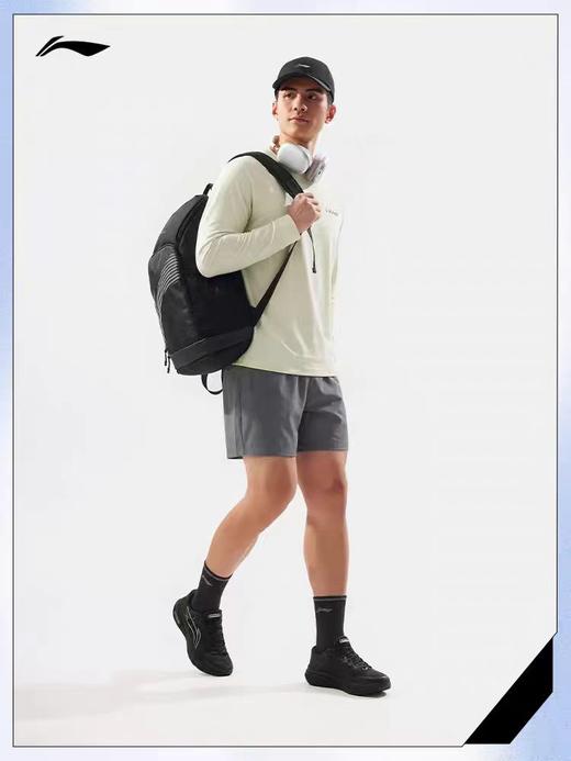 李宁双肩包男女同款2026新款健身运动背包旅行包学生包ABSW279 DS 商品图5