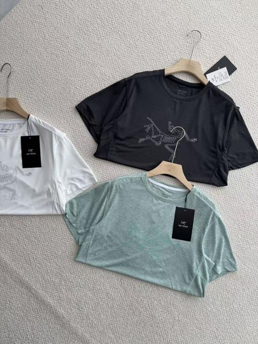 点此购买 始祖鸟夏季男士清爽娄空CORMAC CREW阳离子速干短袖T恤 ggd 345083 商品图9