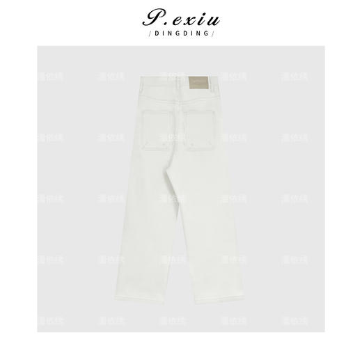 04-3潘依绣丁丁宠粉经典版型水洗直筒时髦九分牛仔裤 S8125 商品图2