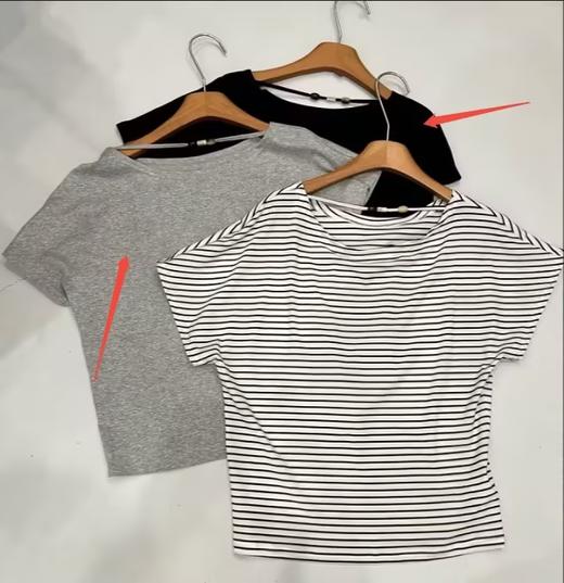 【门店同款】ENJOY夏季亲肤斜肩串珠上衣 171494228 商品图0