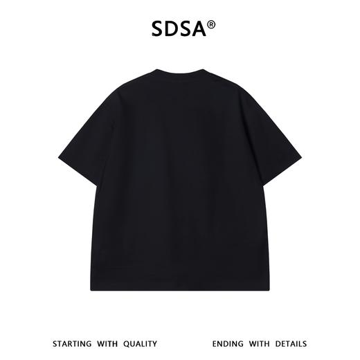 SDSA男装2026新款高贵轻奢美式潮牌印花字母烫钻圆领短袖T恤百搭 商品图4