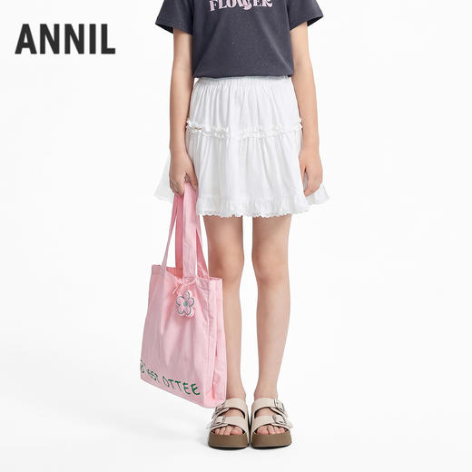 女童梭织短裙夏季新款安奈儿童装EG623711 商品图2