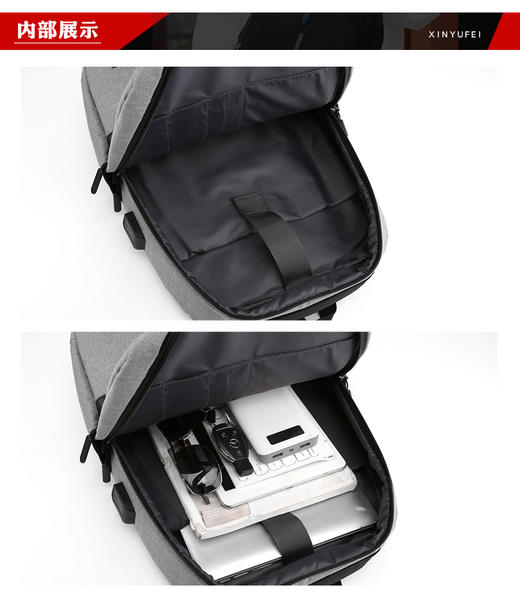 形象派xxp-3504 休闲双肩背包 领 商品图7