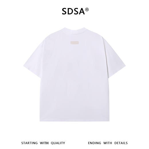 SDSA男装2026新款高贵轻奢时尚简约星星印花圆领短袖T恤百搭休闲 商品图4