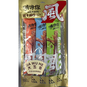 五合啃馋你180g混合装风干鸭脖