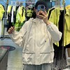 NC连帽撞色条抽摆风衣外套60107春季001131636165 商品缩略图0