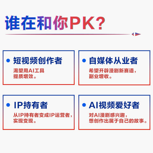 AI漫剧创作一本通脚本/生图/动效/剪辑从入门到实战 AI漫剧创作指南AI短剧制作技术实操剧本分镜视频生成自媒体创作实战 商品图2