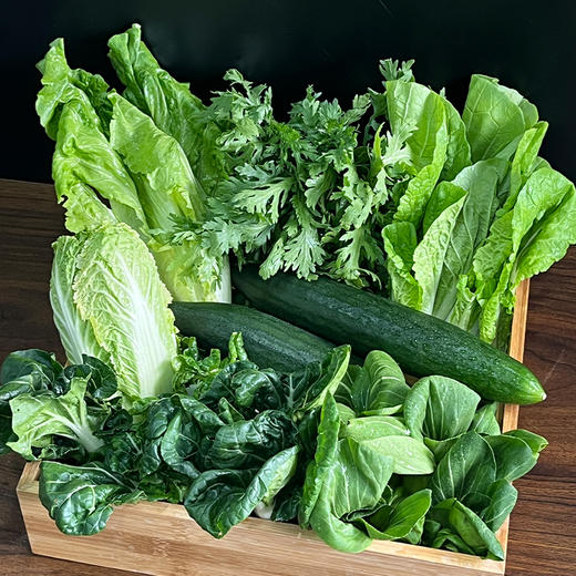 【顺丰包邮】三个零蔬菜包 蔬菜箱 蔬菜组合 应季蔬菜 随机4-10个款 商品图2