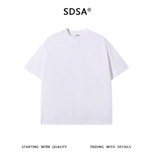 SDSA男装2026新款高贵轻奢潮牌后背人物印花圆领短袖T恤百搭时尚 商品图0