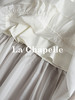 专柜实拍【夏日茶歇裙】拉夏贝尔/La Chapelle蕾丝V领拼接钉珠短袖连衣裙法式气质短袖中长裙 商品缩略图6