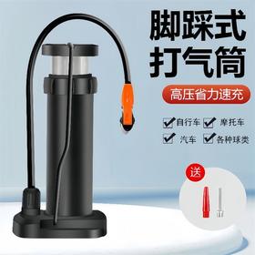 【四季耐冻防腐蚀,小巧便携易携带】高压打气筒自行车汽车篮球家用充气泵便携气筒电动车摩托车气管子.TA