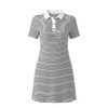 「自」全新升级【铂金会员174/天猫229/差价55】(02459)洛诗琳气质撞色条纹POLO领连衣裙2026新款韩版休闲T恤裙女 商品缩略图4