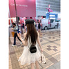 <曾小咸推荐>【4/15-4/17一件88折拍2件8折】浅杏色露肩挂脖连衣裙【预售7-15天发货】 商品缩略图4
