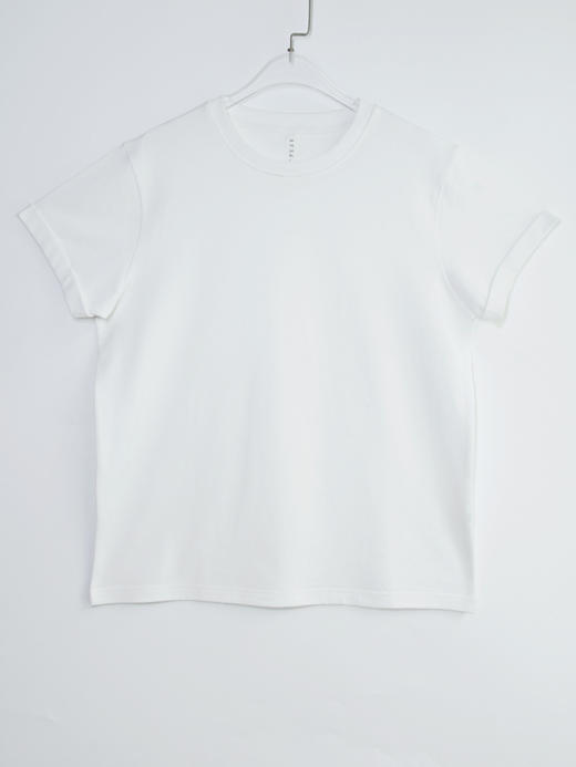 重磅长绒棉真丝经典翻折袖T恤 商品图4