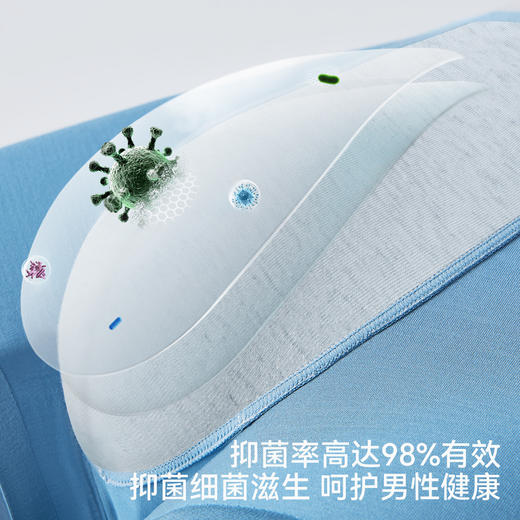 【夏季穿它真清凉】KAVE男士冰丝内裤 A类10A级抑菌裆 柔软丝滑 如同第二层肌肤 超薄 轻到飘起来 凉感冰丝 舒适爽滑 炎热夏季不闷汗 3条装 商品图1