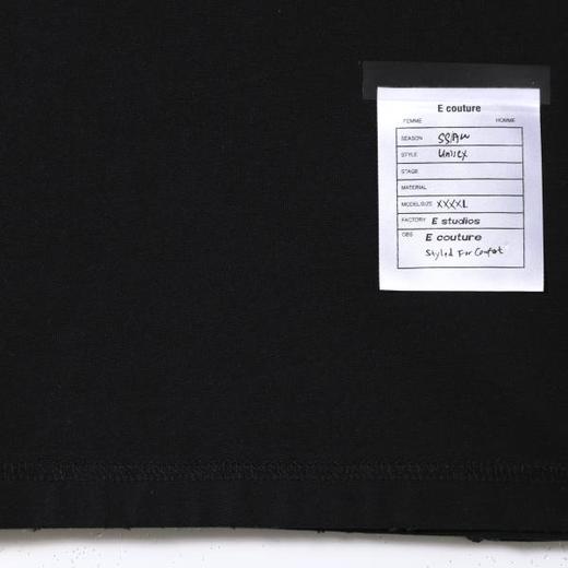 SDSA男装2026新款轻奢美式撞色印花字母圆领短袖T恤小标设计百搭 商品图4