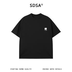 SDSA男装2026新款高贵轻奢ins字母耳机印花短袖T恤百搭宽松上衣